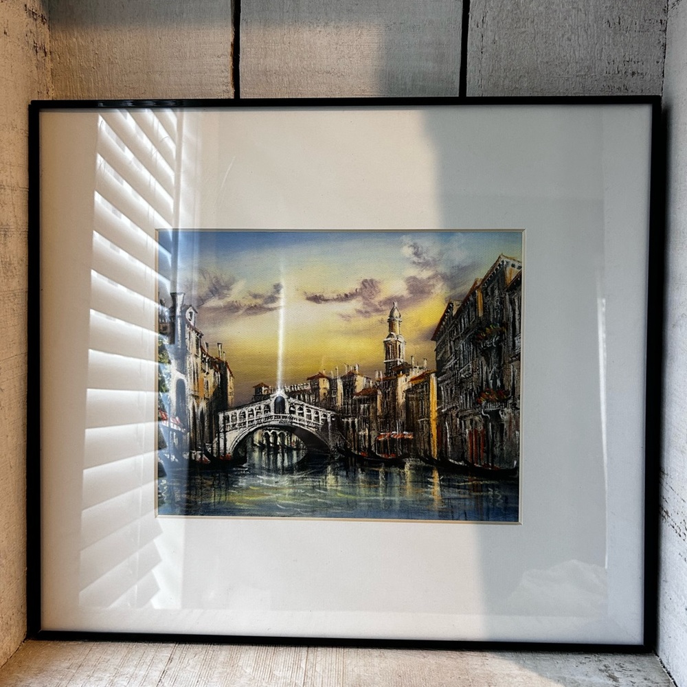 Original Italy street painting